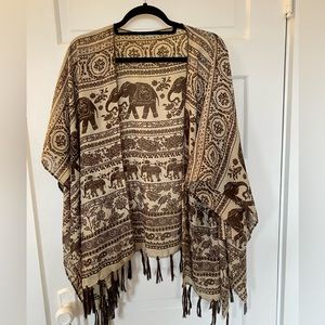 Elephant Kimono Wrap